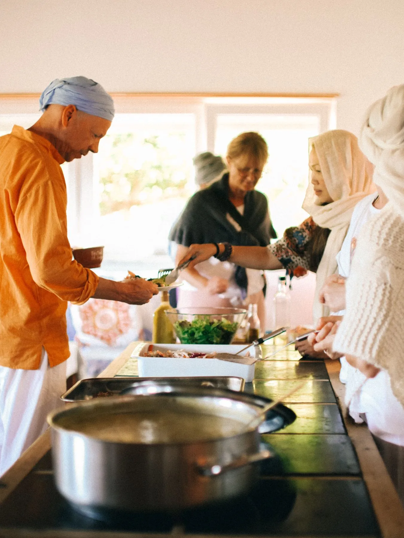 Cozinha do Ashram, parte do lounge